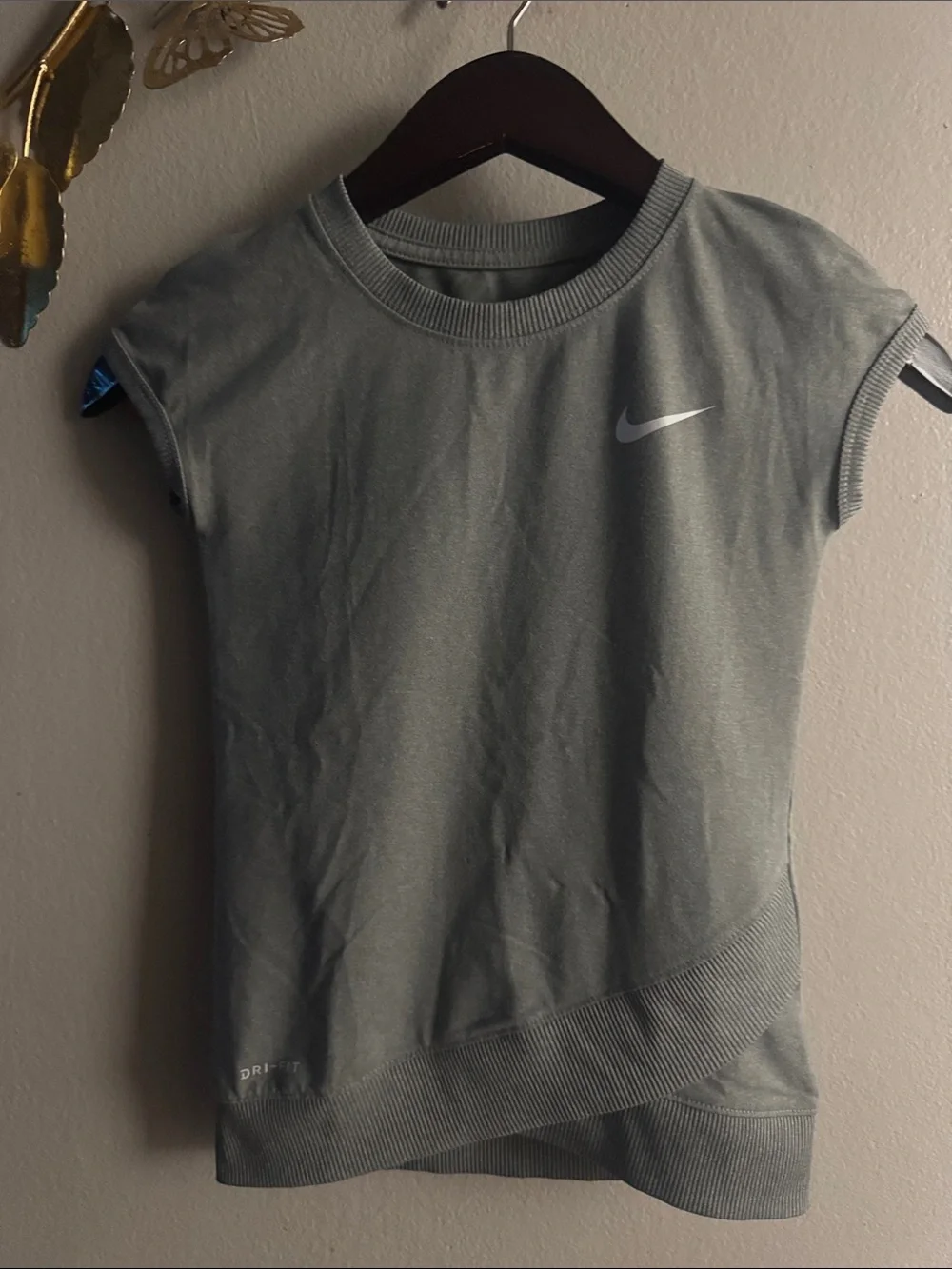 Nike Sage Green Sleeveless Athletic Tee